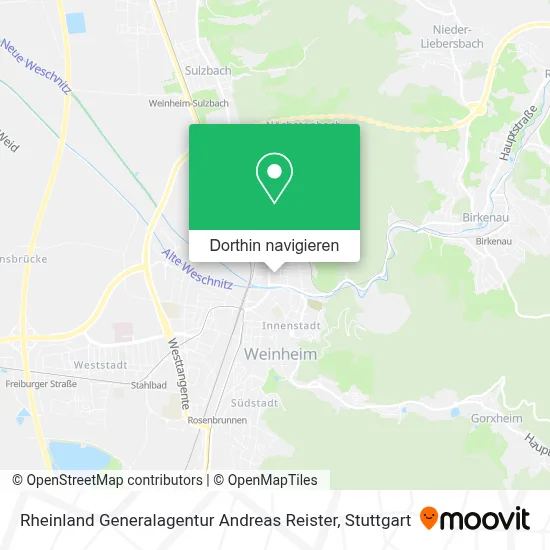 Rheinland Generalagentur Andreas Reister Karte