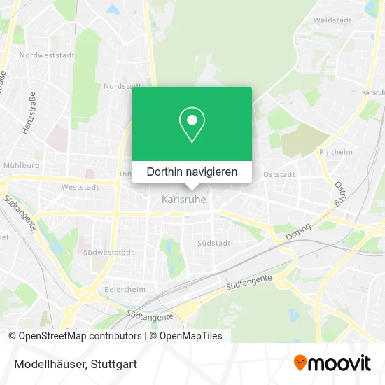 Modellhäuser Karte