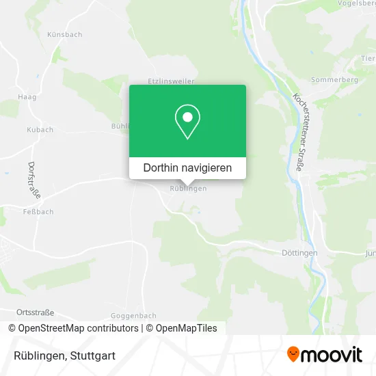 Rüblingen Karte