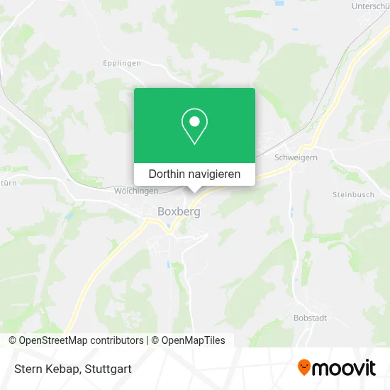 Stern Kebap Karte