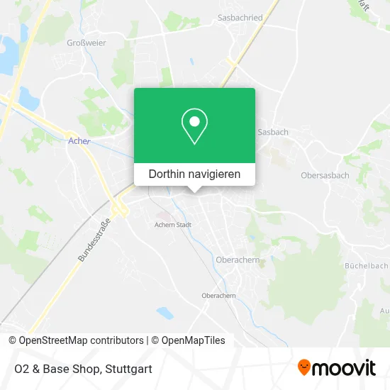 O2 & Base Shop Karte