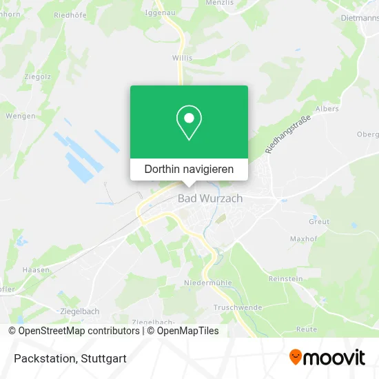 Packstation Karte