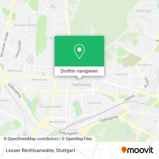 Lesser Rechtsanwälte Karte