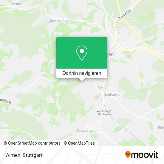 Almen Karte