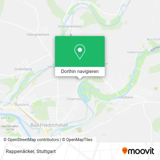 Rappenäcker Karte
