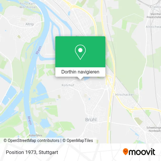 Position 1973 Karte