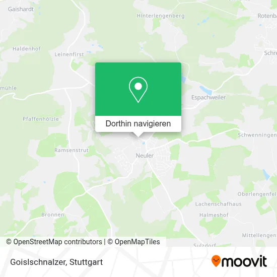 Goislschnalzer Karte