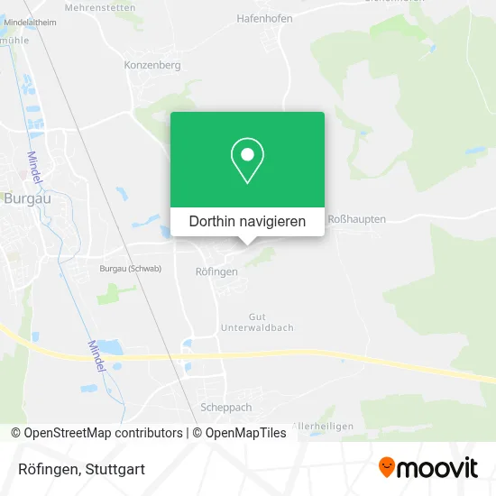 Röfingen Karte