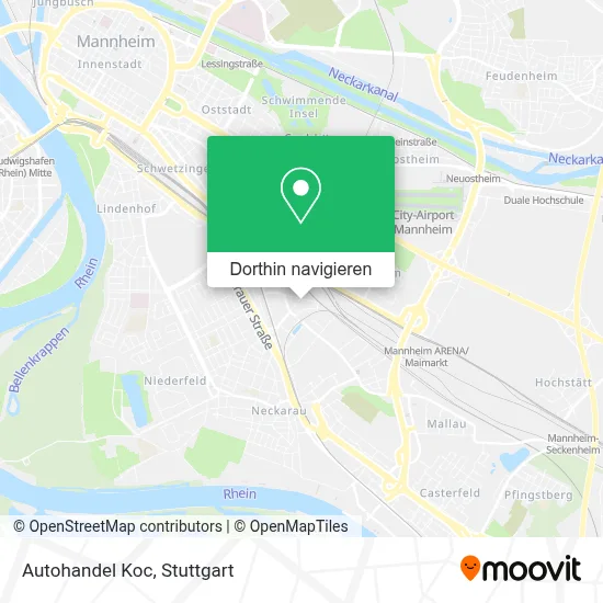 Autohandel Koc Karte