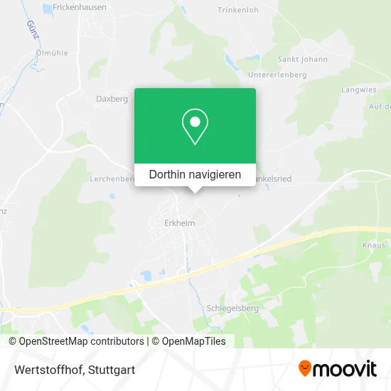 Wertstoffhof Karte