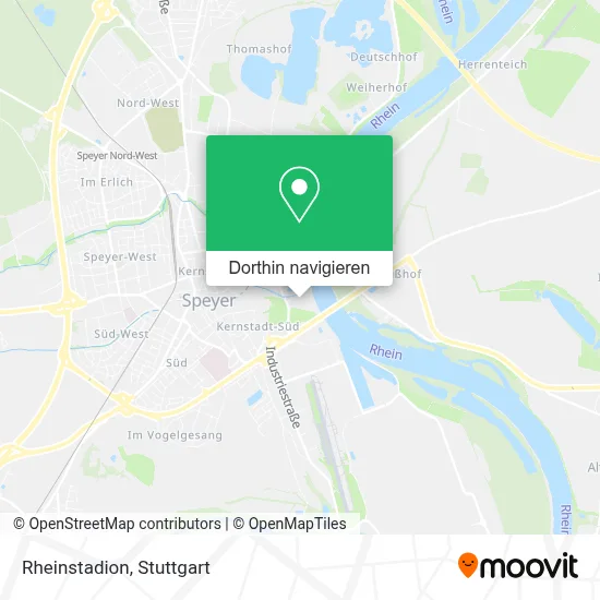 Rheinstadion Karte