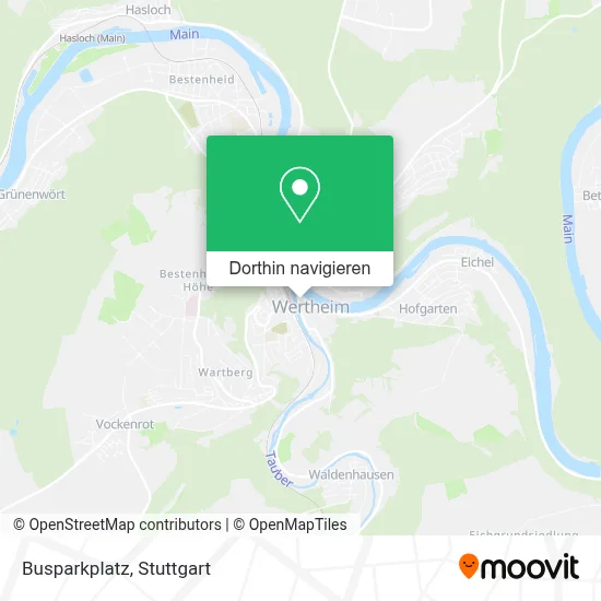 Busparkplatz Karte