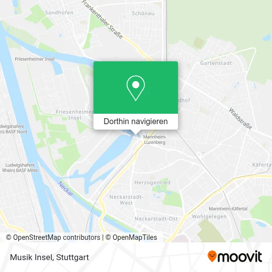 Musik Insel Karte