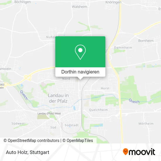 Auto Holz Karte