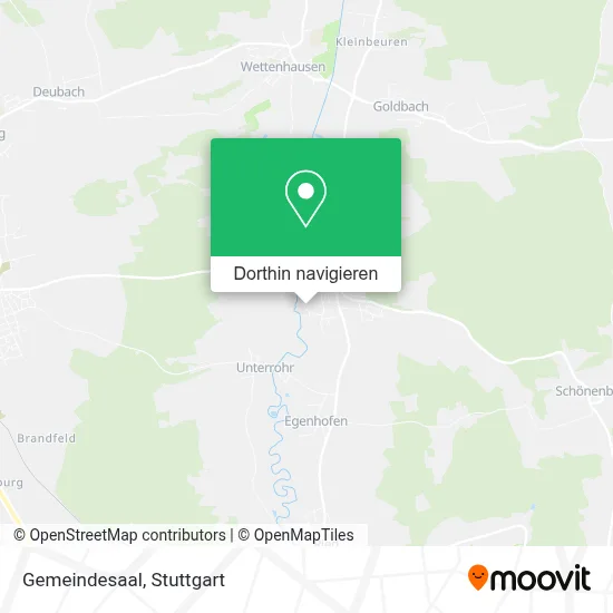Gemeindesaal Karte