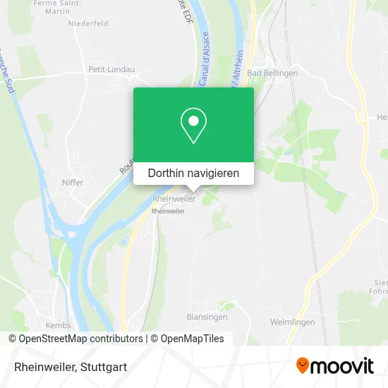 Rheinweiler Karte