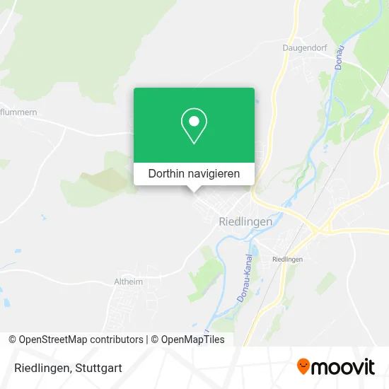 Riedlingen Karte