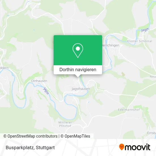 Busparkplatz Karte