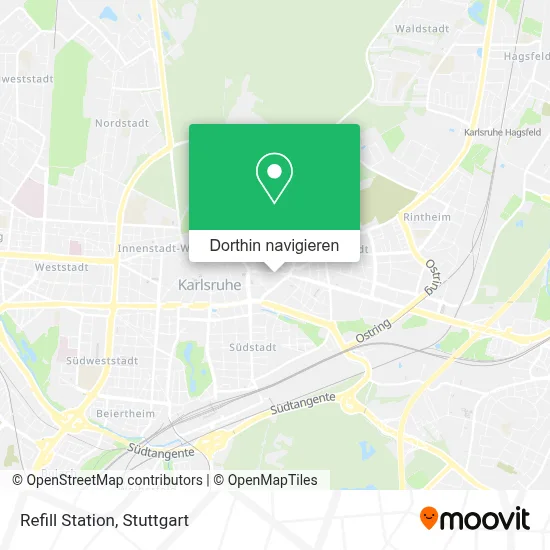 Refill Station Karte
