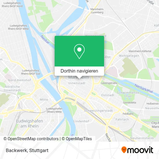 Backwerk Karte