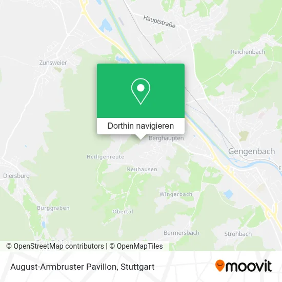 August-Armbruster Pavillon Karte