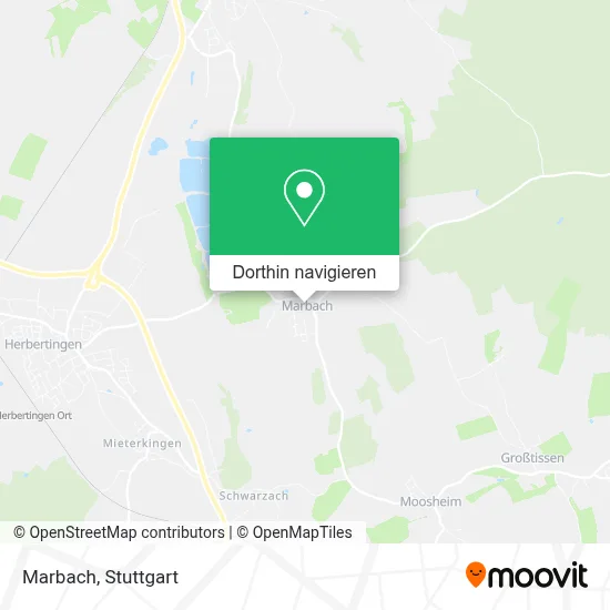 Marbach Karte