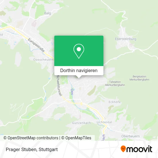 Prager Stuben Karte
