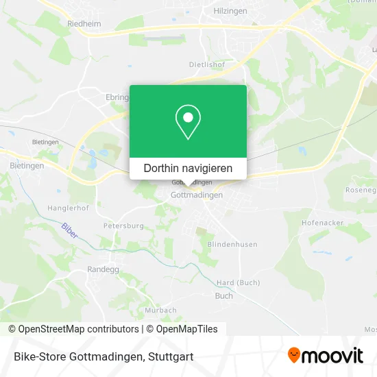 Bike-Store Gottmadingen Karte