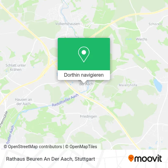 Rathaus Beuren An Der Aach Karte