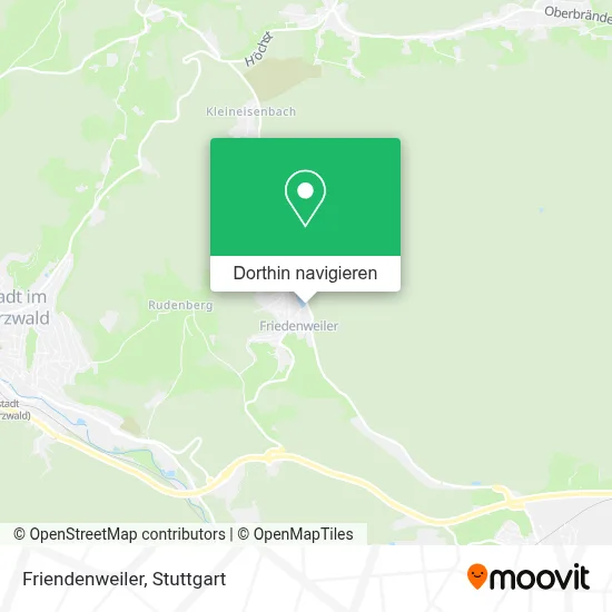 Friendenweiler Karte
