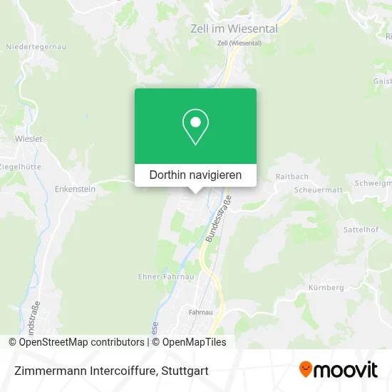 Zimmermann Intercoiffure Karte