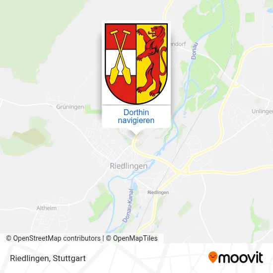 Riedlingen Karte