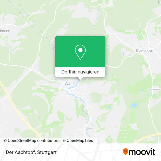 Der Aachtopf Karte