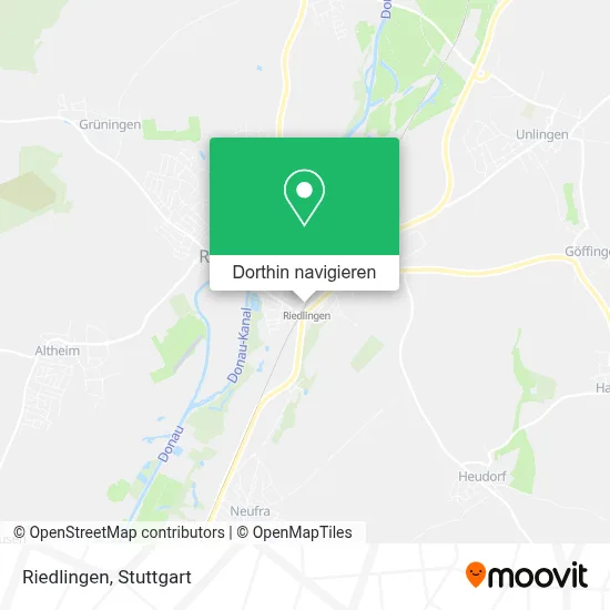 Riedlingen Karte