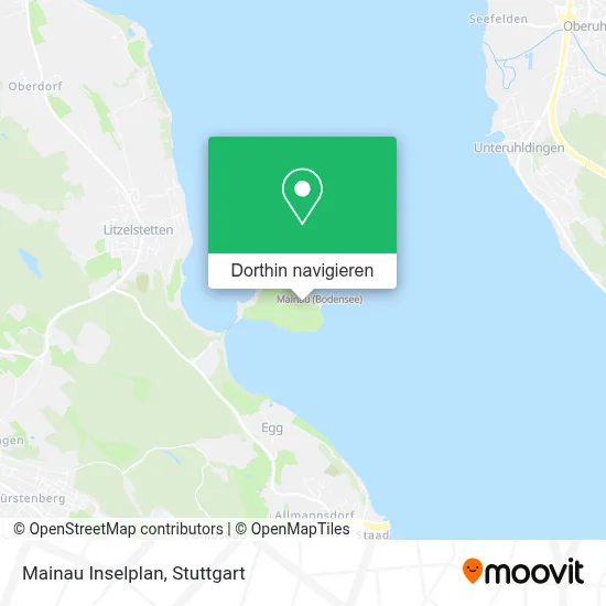 Mainau Inselplan Karte