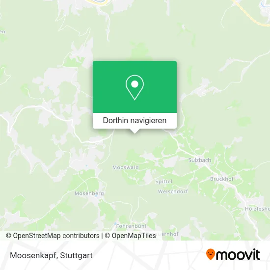 Moosenkapf Karte