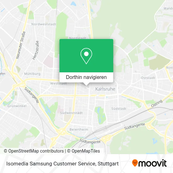 Isomedia Samsung Customer Service Karte