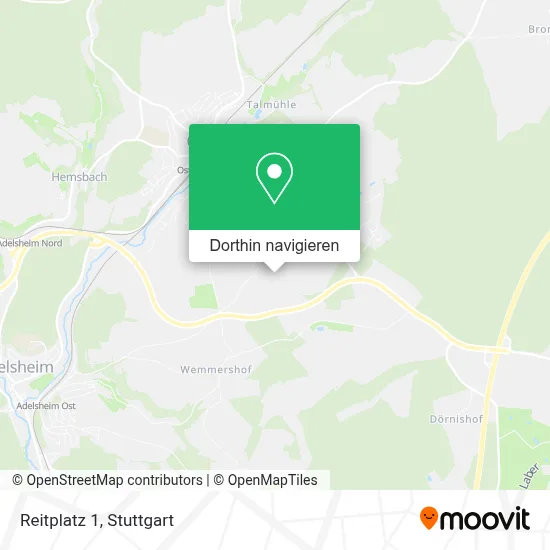 Reitplatz 1 Karte
