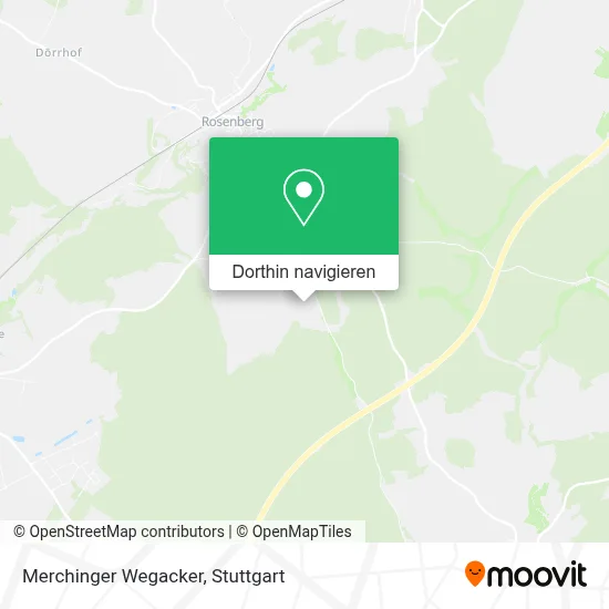 Merchinger Wegacker Karte