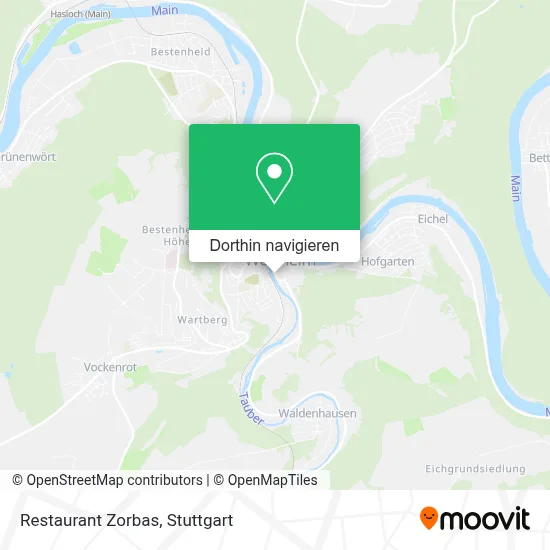 Restaurant Zorbas Karte