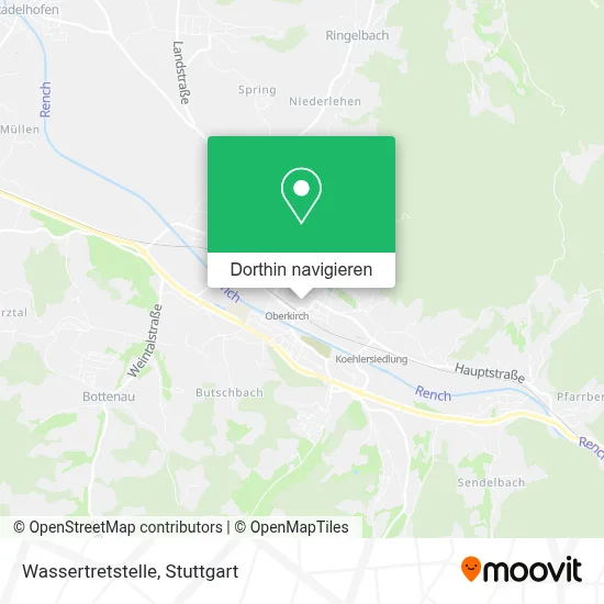 Wassertretstelle Karte