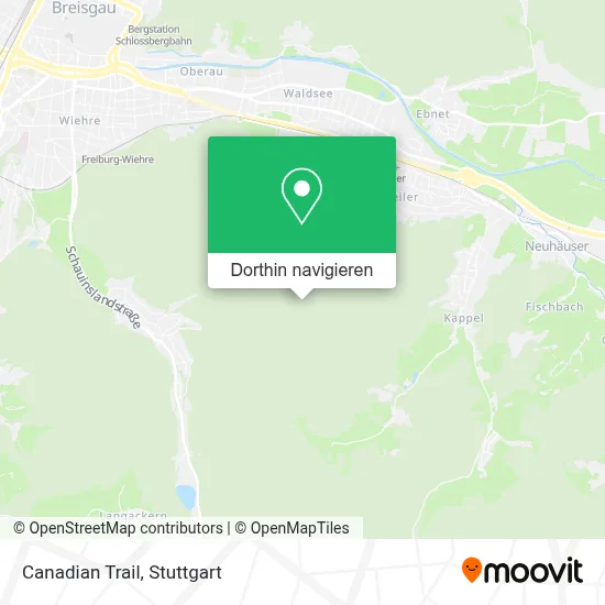Canadian Trail Karte