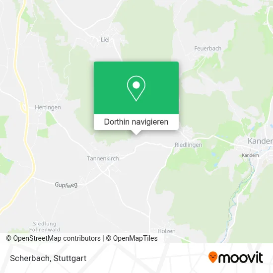 Scherbach Karte