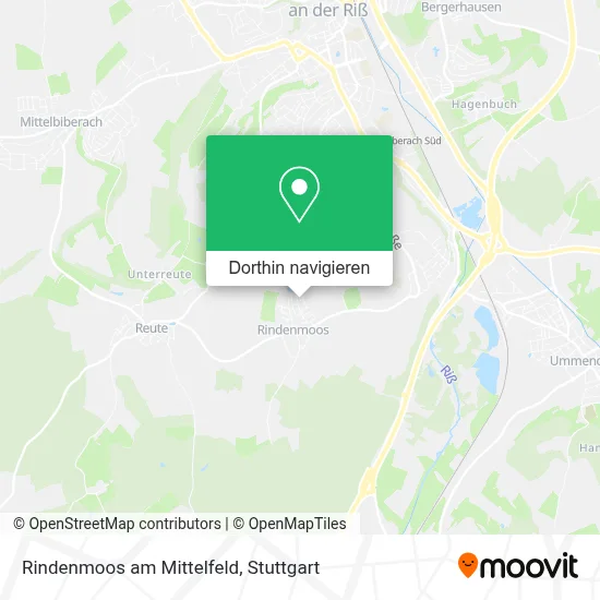 Rindenmoos am Mittelfeld Karte
