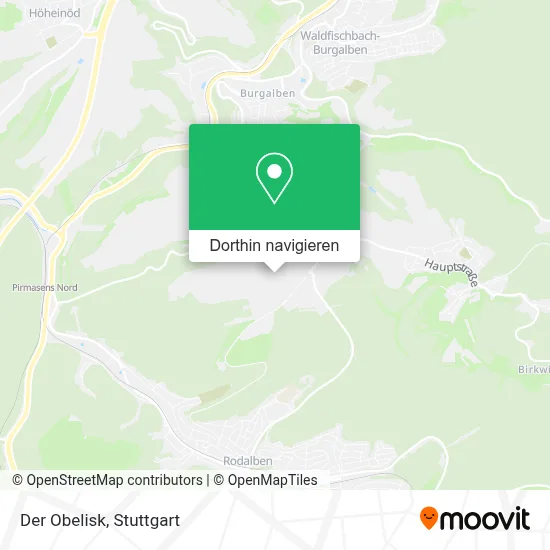 Der Obelisk Karte