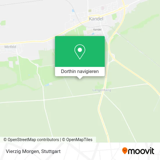 Vierzig Morgen Karte