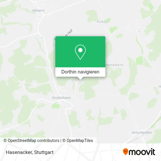 Hasenacker Karte