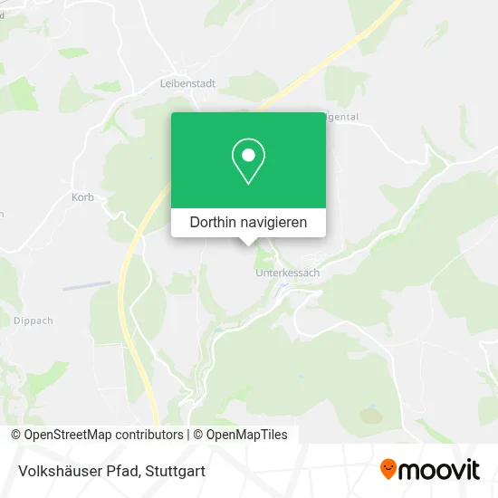Volkshäuser Pfad Karte