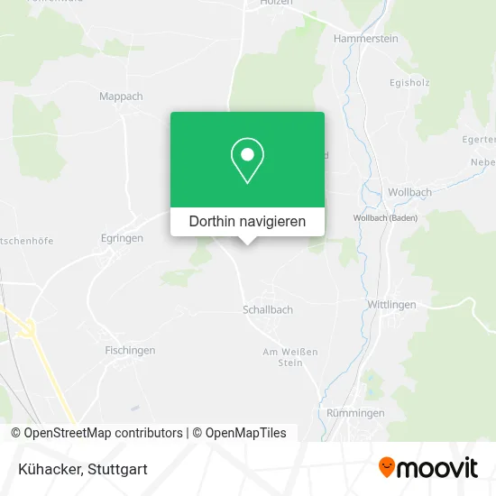 Kühacker Karte