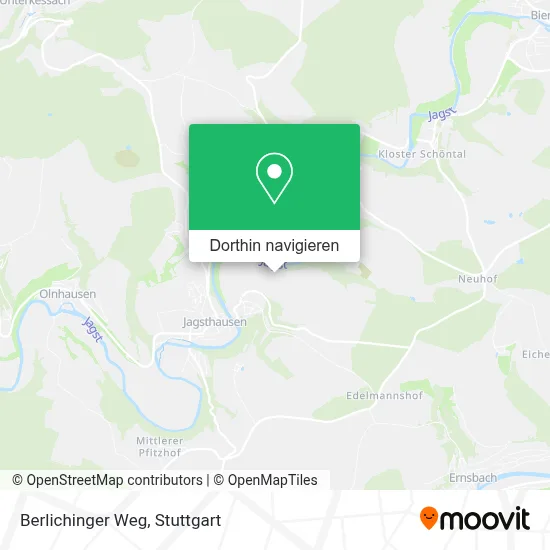 Berlichinger Weg Karte